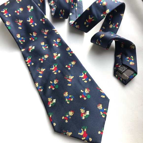 Giorgio Redaelli 100% Italian silk Christmas tie - Picture 3 of 7